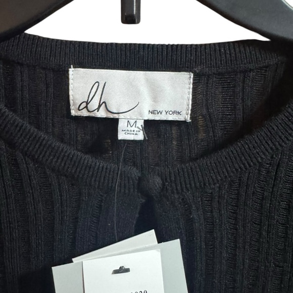 dh New York Fay Two-Piece Set Black Slip Dress Cardigan Set S Holiday Gift Ready - Picture 8 of 10